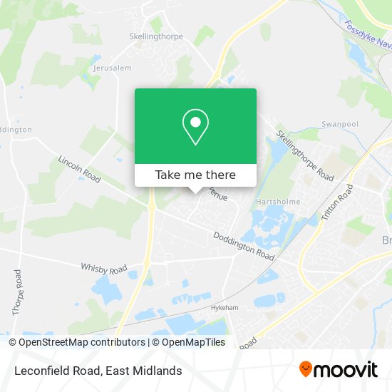 Leconfield Road map