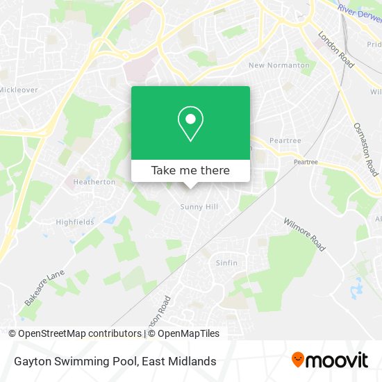 Gayton Swimming Pool map