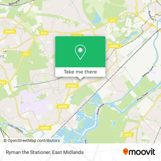 Ryman the Stationer map
