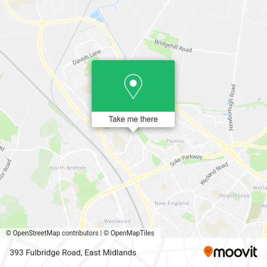 393 Fulbridge Road map