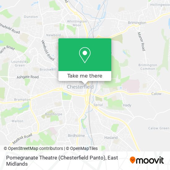 Pomegranate Theatre (Chesterfield Panto) map