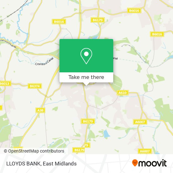 LLOYDS BANK map