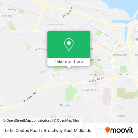 Little Coates Road / Broadway map