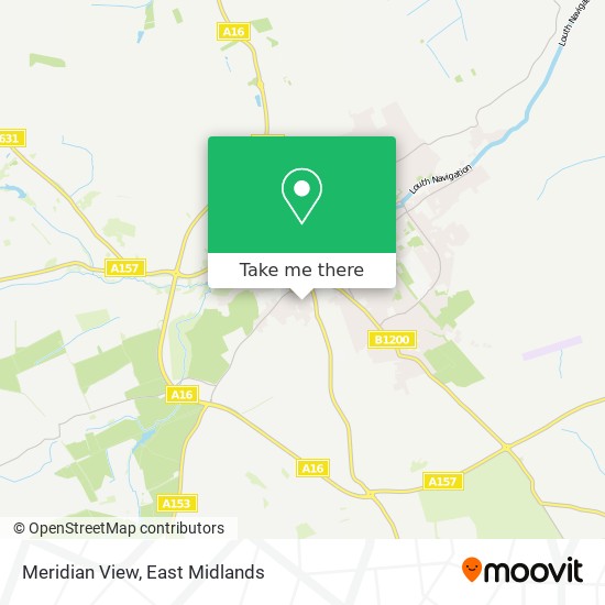 Meridian View map