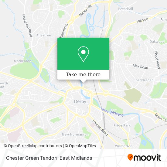 Chester Green Tandori map