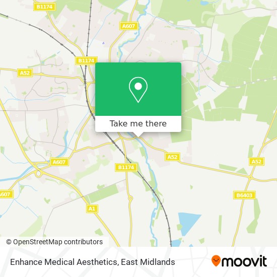 Enhance Medical Aesthetics map