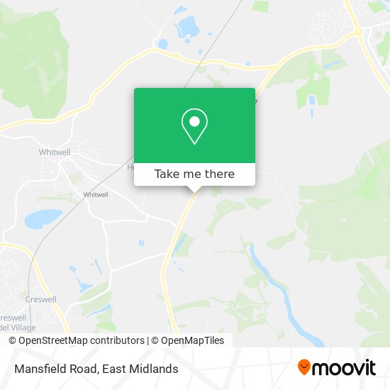 Mansfield Road map