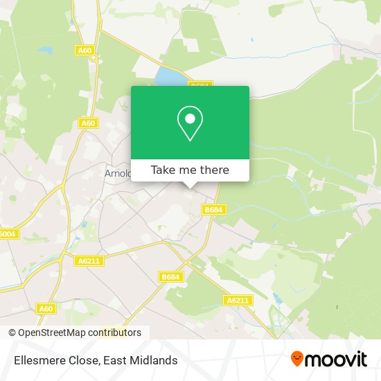 Ellesmere Close map
