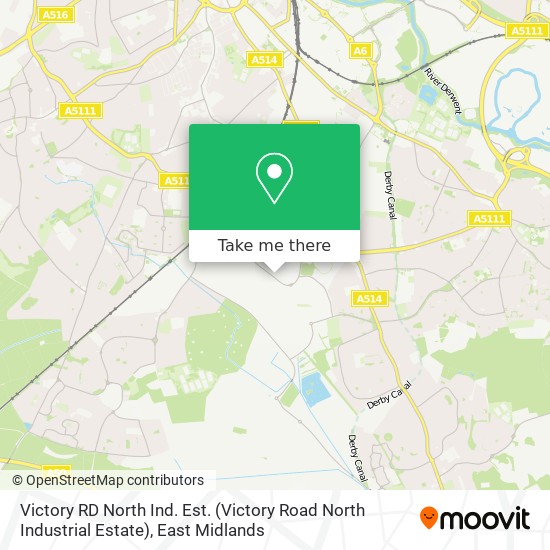 Victory RD North Ind. Est. (Victory Road North Industrial Estate) map
