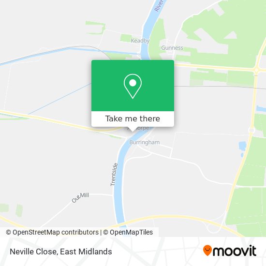 Neville Close map