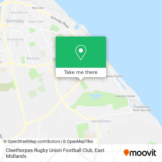 Cleethorpes Rugby Union Football Club map