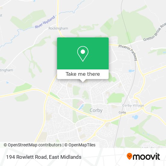 194 Rowlett Road map
