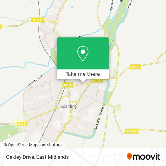 Oakley Drive map