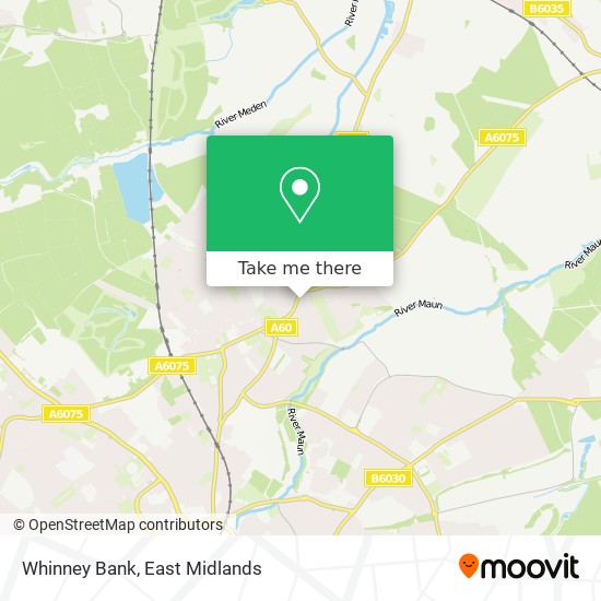 Whinney Bank map