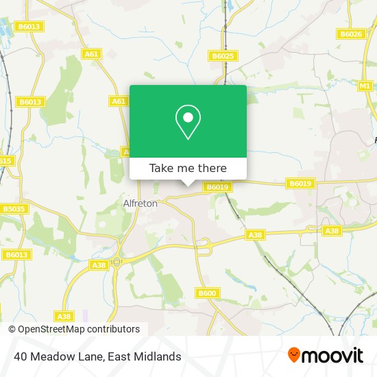 40 Meadow Lane map