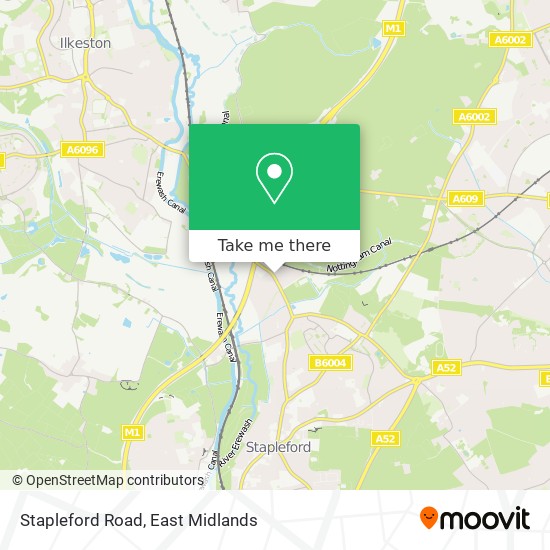 Stapleford Road map