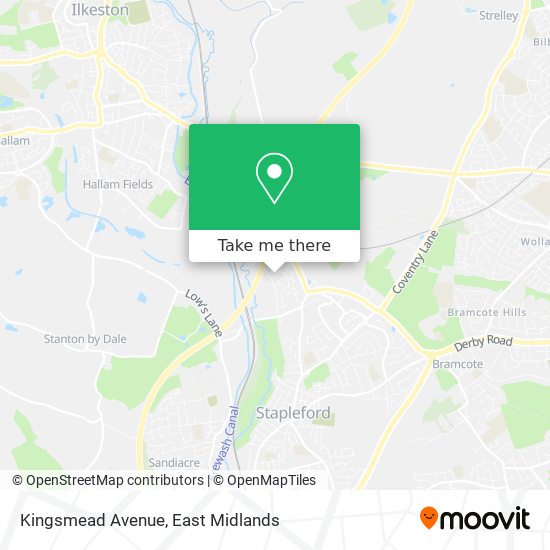 Kingsmead Avenue map