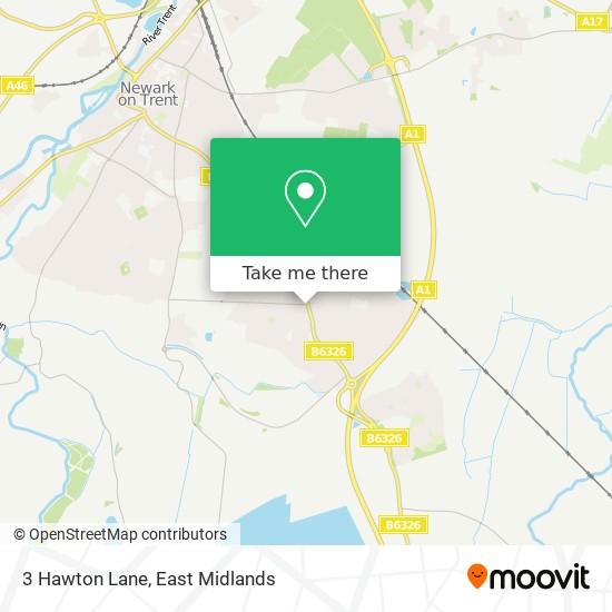 3 Hawton Lane map