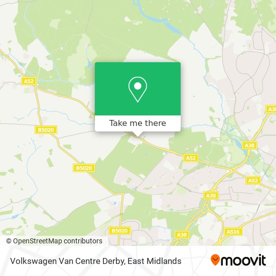 Volkswagen Van Centre Derby map
