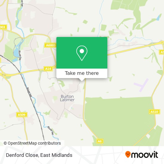 Denford Close map