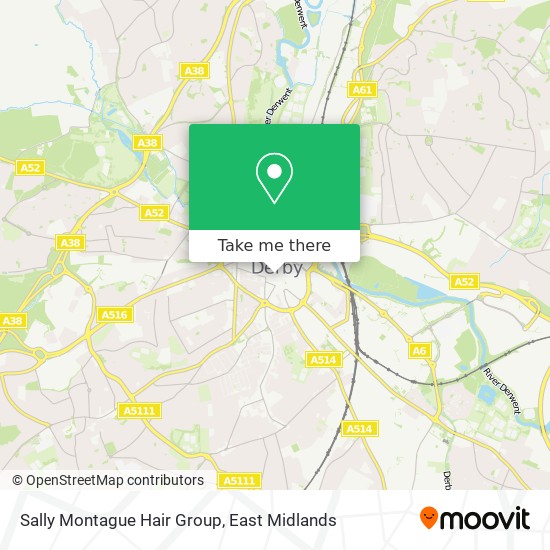 Sally Montague Hair Group map