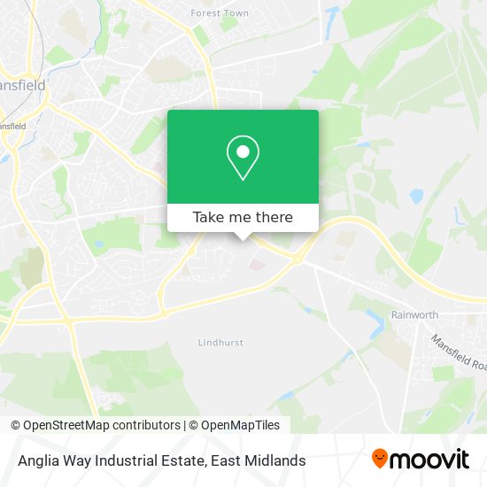 Anglia Way Industrial Estate map