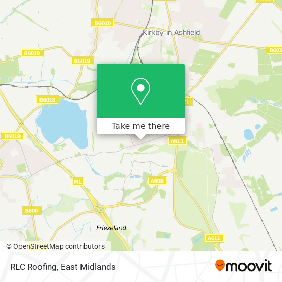 RLC Roofing map