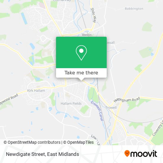 Newdigate Street map