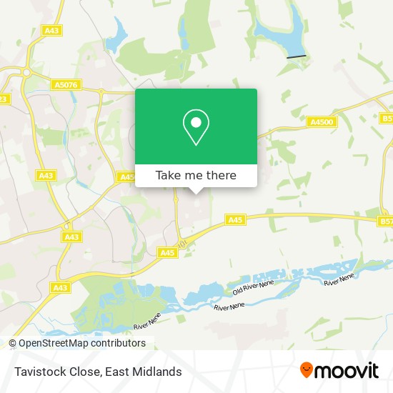 Tavistock Close map