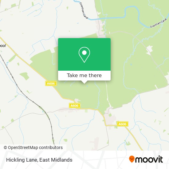 Hickling Lane map