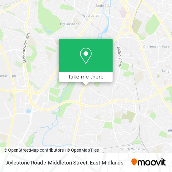 Aylestone Road / Middleton Street map
