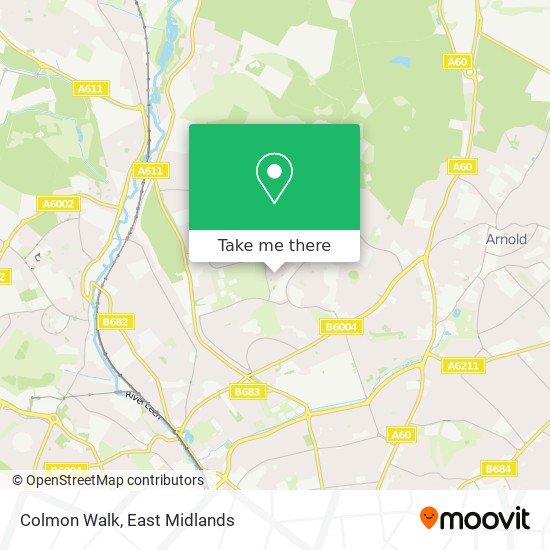 Colmon Walk map