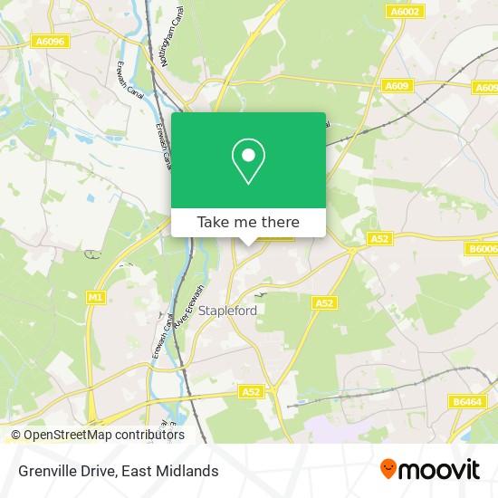 Grenville Drive map