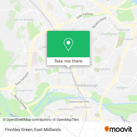 Finchley Green map