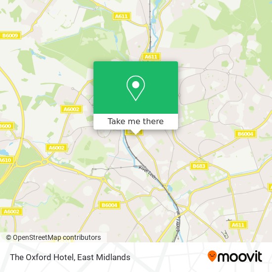 The Oxford Hotel map
