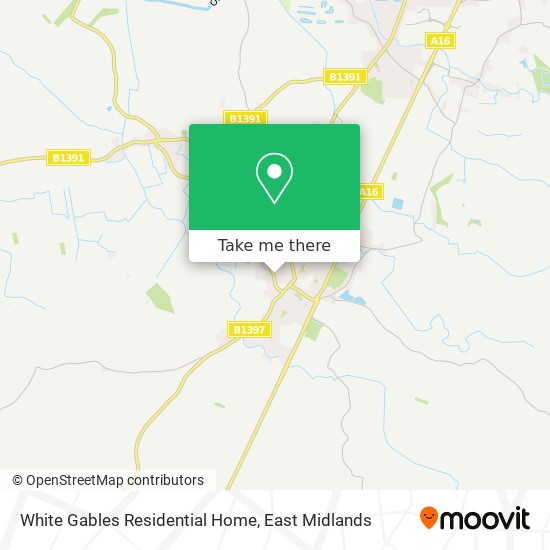 White Gables Residential Home map