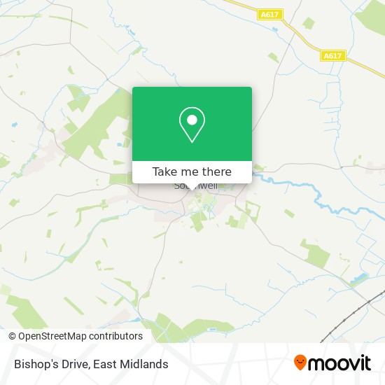 Bishop's Drive map