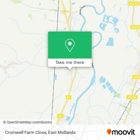 Cromwell Farm Close map