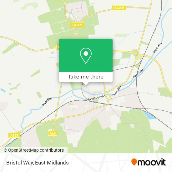 Bristol Way map