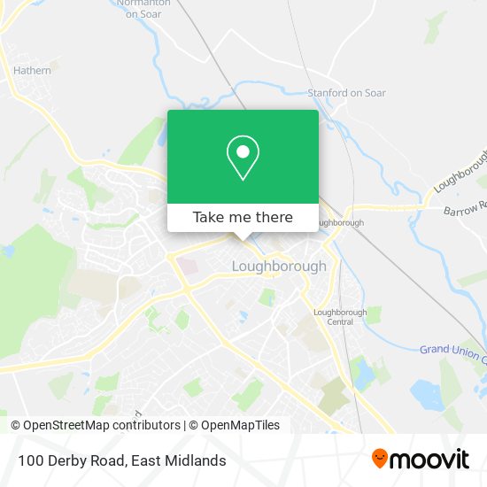 100 Derby Road map