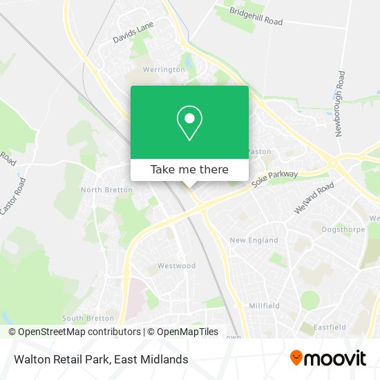 Walton Retail Park map