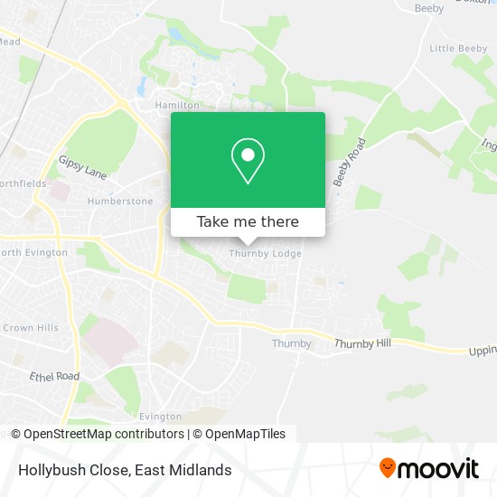 Hollybush Close map