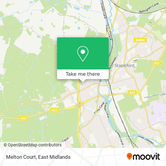 Melton Court map
