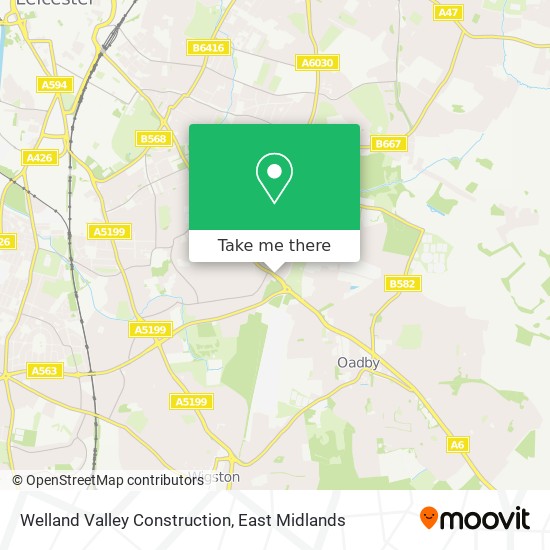 Welland Valley Construction map