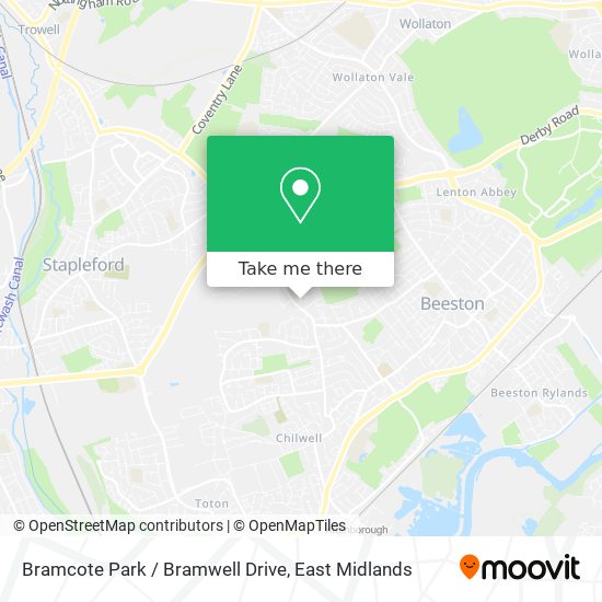 Bramcote Park / Bramwell Drive map