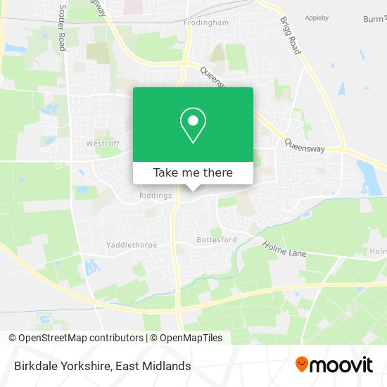 Birkdale Yorkshire map
