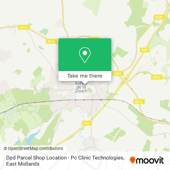Dpd Parcel Shop Location - Pc Clinic Technologies map