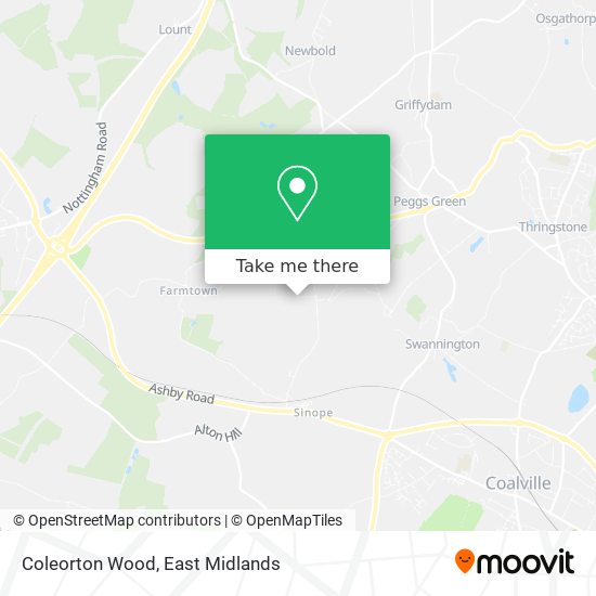 Coleorton Wood map