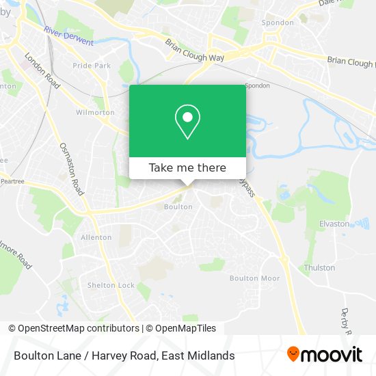 Boulton Lane / Harvey Road map