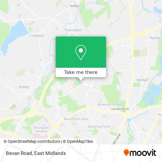 Bevan Road map